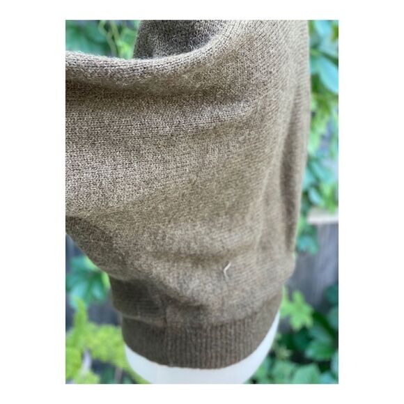 Vintage 70s Cardigan Kid Mohair Knit Turkey Applique Kitsch Sz 42 OOAK - Picture 8 of 16